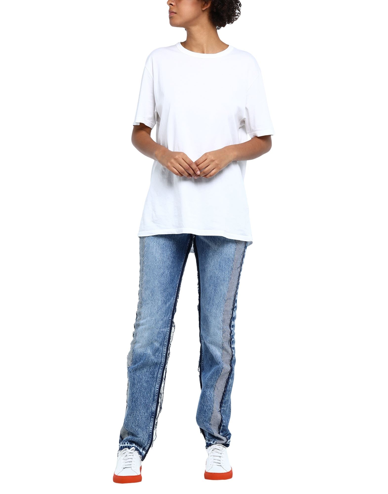 パンツ 2023AW Maison Margiela PANTS SI1LA0001 Maison Margiela Slash-Sides Wide-Leg Denim Pants - Bergdorf Goodman