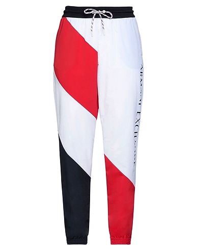 ARMANI EXCHANGE Casual trouser White 100% Polyamide, Polyester, Elastane