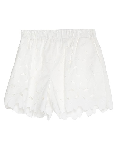 REDValentino Shorts & Bermuda White 65% Cotton, 35% Polyester
