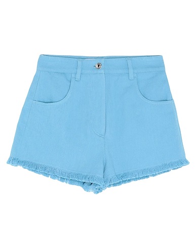 MSGM Denim shorts Azure 85% Cotton, 15% Linen