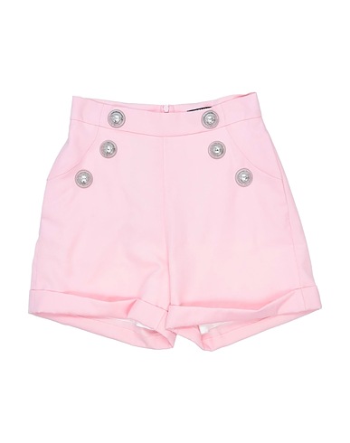 BALMAIN Shorts & Bermuda Pink 100% Virgin Wool