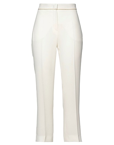 MAX MARA Casual pants White 73% Triacetate, 27% Polyester