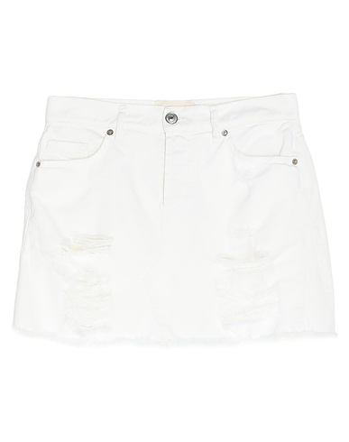 ANIYE BY Denim skirt Ivory 100% Cotton