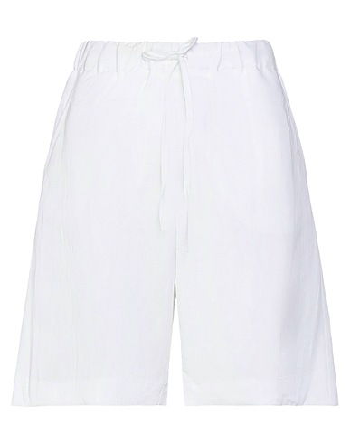RUE DU BAC Shorts & Bermuda White 60% Viscose, 40% Linen