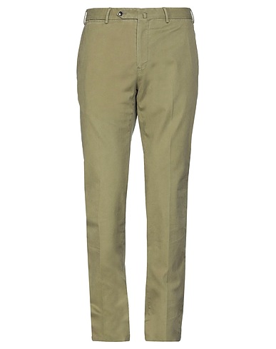 PT Torino Casual pants Military green 96% Cotton, 4% Elastane