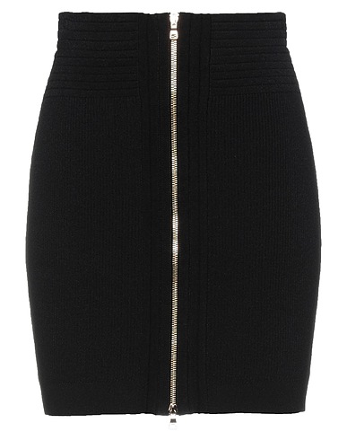 BALMAIN Mini skirt Black 83% Viscose, 17% Polyester
