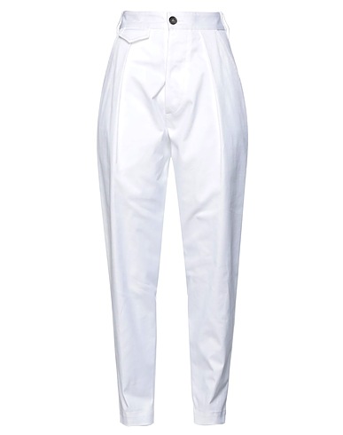 DSQUARED2 Pantalone Bianco 97% Cotone, 3% Elastan