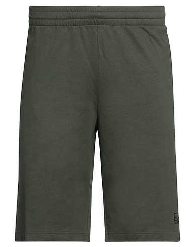 EA7 Pantalone felpa Verde scuro 100% Cotone