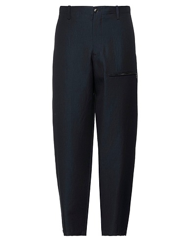 GIORGIO ARMANI Casual pants Midnight blue 59% Virgin Wool, 41% Linen