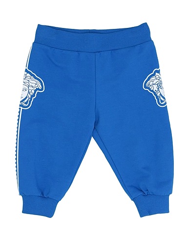 VERSACE YOUNG Pantalone Blu china 94% Cotone, 6% Elastan