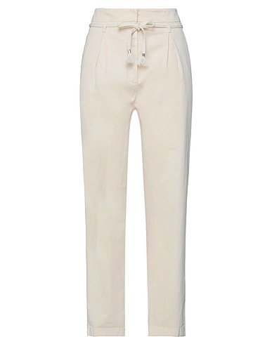 TRUE ROYAL Casual trouser Beige 97% Cotton, 3% Elastane