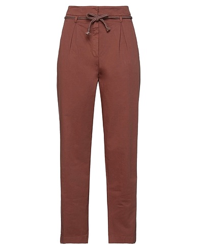 TRUE ROYAL Pantalone Marrone 97% Cotone, 3% Elastan