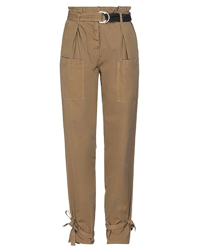 PINKO Casual trouser Military green 100% Cotton, Rubber