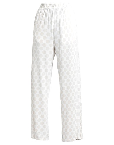 MM6 MAISON MARGIELA Casual pants White 95% Viscose, 5% Elastane