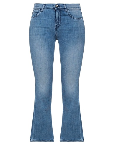 PINKO Cropped jeans Blue 66% Cotton, 17% Lyocell, 15% Polyester, 2% Elastane