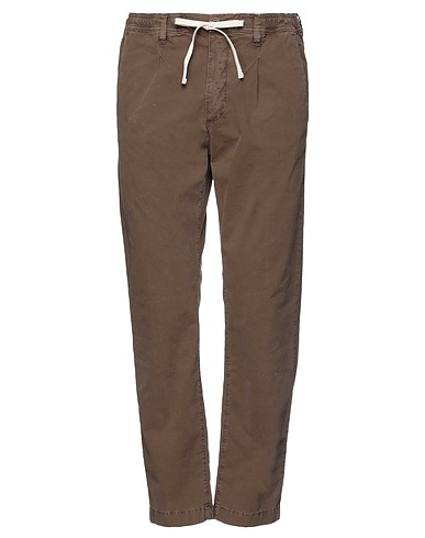 MODFITTERS Pantalone Marrone 98% Cotone, 2% Elastan
