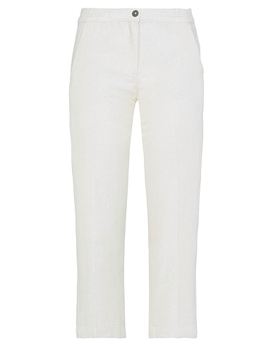 MASSIMO ALBA Pantalone Avorio 75% Cotone, 18% Poliestere, 5% Poliammide, 2% Altre Fibre