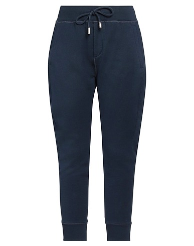 DSQUARED2 Casual trouser Midnight blue 100% Cotton, Elastane