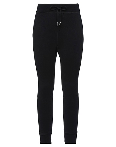 DSQUARED2 Casual trouser Black 100% Cotton, Elastane