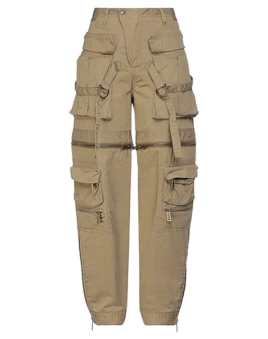 DSQUARED2 Casual pants Military green 97% Cotton, 3% Elastane