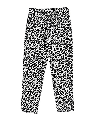 L:Ú L:Ú by MISS GRANT Casual trouser White 97% Cotton, 3% Elastane