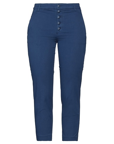 DONDUP Casual trouser Slate blue 96% Cotton, 4% Elastane