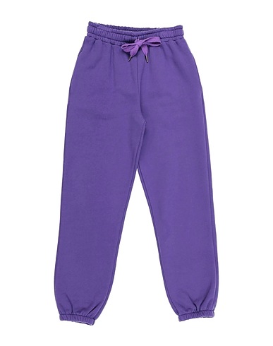 L:Ú L:Ú by MISS GRANT Casual pants Dark purple 100% Cotton