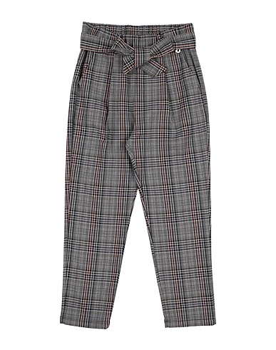 DIXIE Casual trouser Grey 79% Polyester, 17% Viscose, 4% Elastane