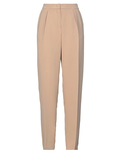 EMPORIO ARMANI Pantalone Cammello 50% Viscosa, 47% Acetato, 3% Elastan, Poliestere, Lana