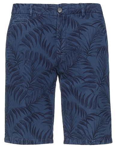 ALTEA Shorts & Bermuda Blue 62% Linen, 38% Cotton