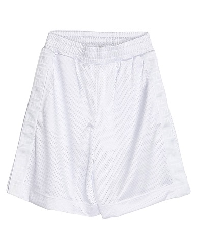 FENDI Shorts & Bermuda White 100% Polyester, Polyamide, Elastane