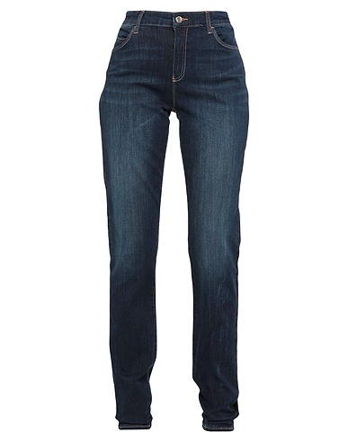 EMPORIO ARMANI Denim pants Blue 83% Cotton, 15% Polyester, 2% Elastane