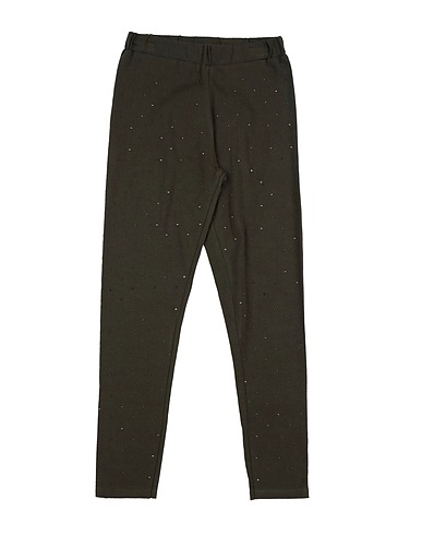 FRACOMINA MINI Leggings Military green 96% Cotton, 4% Elastane