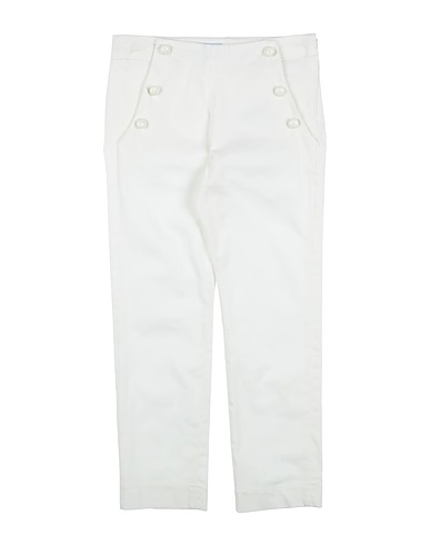 LANVIN Casual trouser White 95% Cotton, 5% Elastane