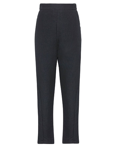 NOSTRASANTISSIMA Casual pants Black 96% Cotton, 4% Elastane