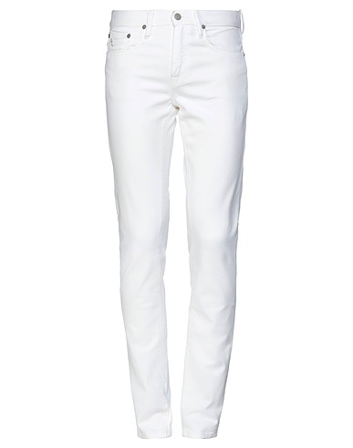 POLO RALPH LAUREN Pantalon en jean Blanc 98% Coton, 2% Élasthanne