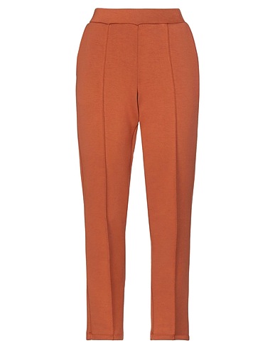 TWINSET Casual trouser Brown 51% Polyester, 43% Viscose, 6% Elastane