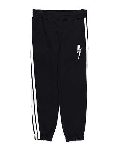 NEIL BARRETT Casual pants Black 56% Polyamide, 44% Cotton
