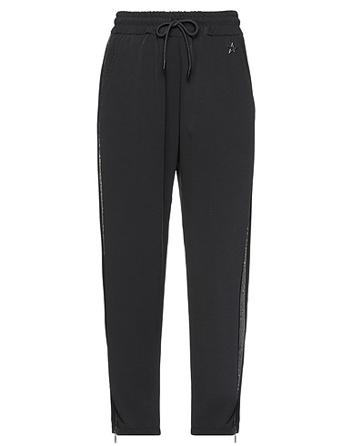 SHOPART Casual pants Black 94% Polyester, 6% Elastane
