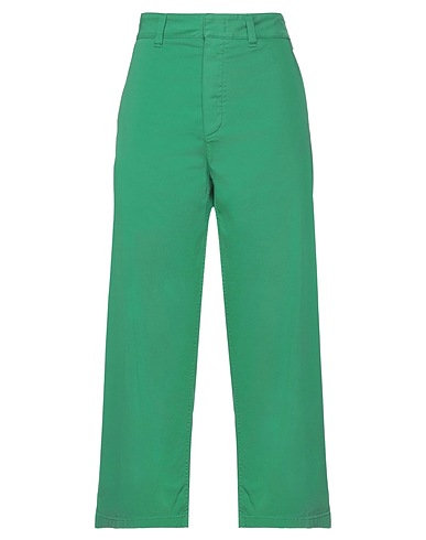 DEPARTMENT 5 Casual pants Green 97% Cotton, 3% Elastane