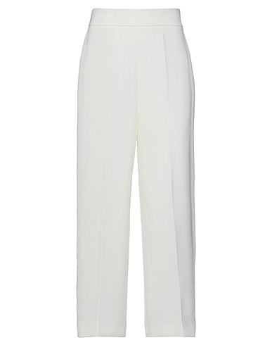 CLIPS Casual trouser Ivory 91% Polyester, 9% Elastane