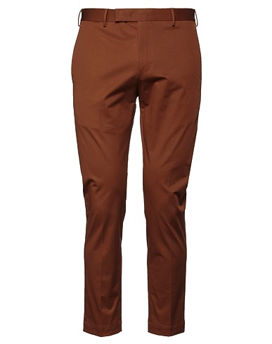PT Torino Pantalon Marron 95% Coton, 5% Élasthanne