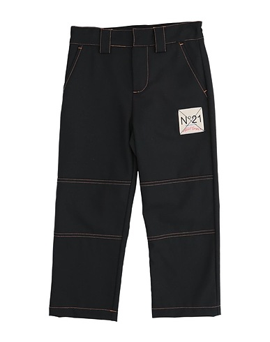 N°21 Casual trouser Black 52% Wool, 46% Polyester, 2% Elastane