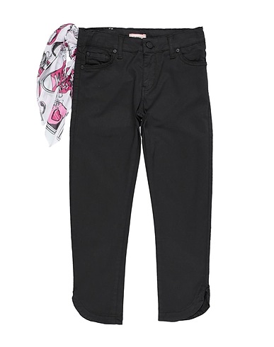 PINKO UP Casual trouser Black 98% Cotton, 2% Elastane