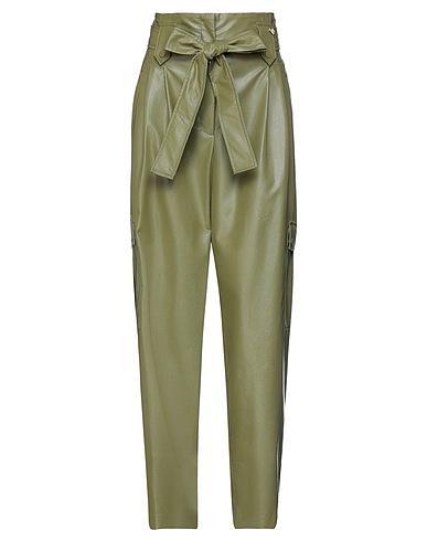 TWINSET Casual pants Military green 100% Viscose