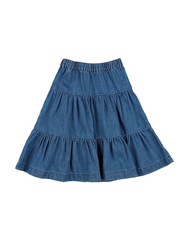 BONTON Skirt Blue 100% Cotton