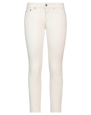 DONDUP Pantaloni jeans Beige 92% Cotone, 6% Elastomultiestere, 2% Elastan