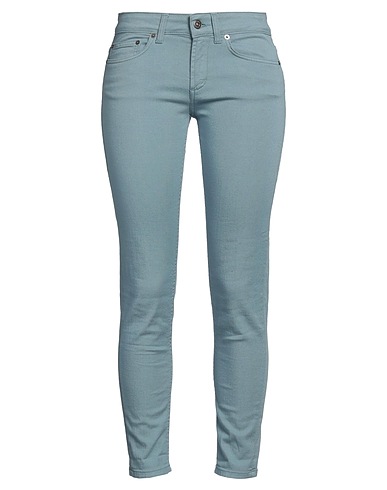 DONDUP Denim trousers Azure 92% Cotton, 6% Elastomultiester, 2% Elastane