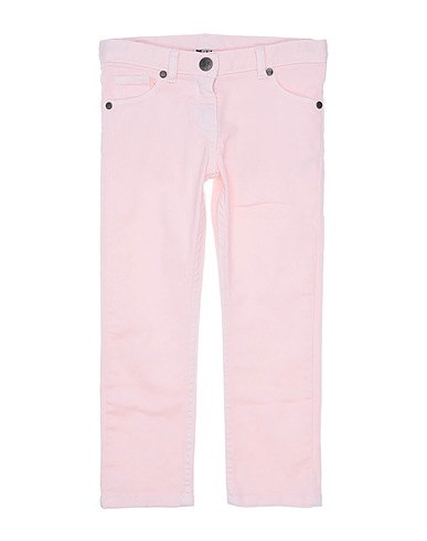 BONTON Denim trousers Pink 98% Cotton, 2% Elastane