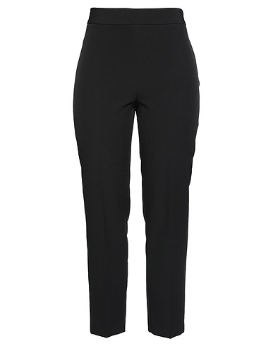 GATTINONI Casual trouser Black 88% Polyester, 12% Elastane